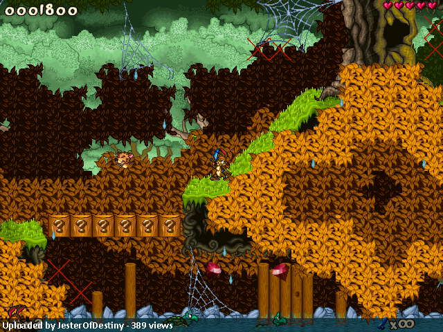 Swamps of The Sleeping Jaguar - Level for Agama's tileset